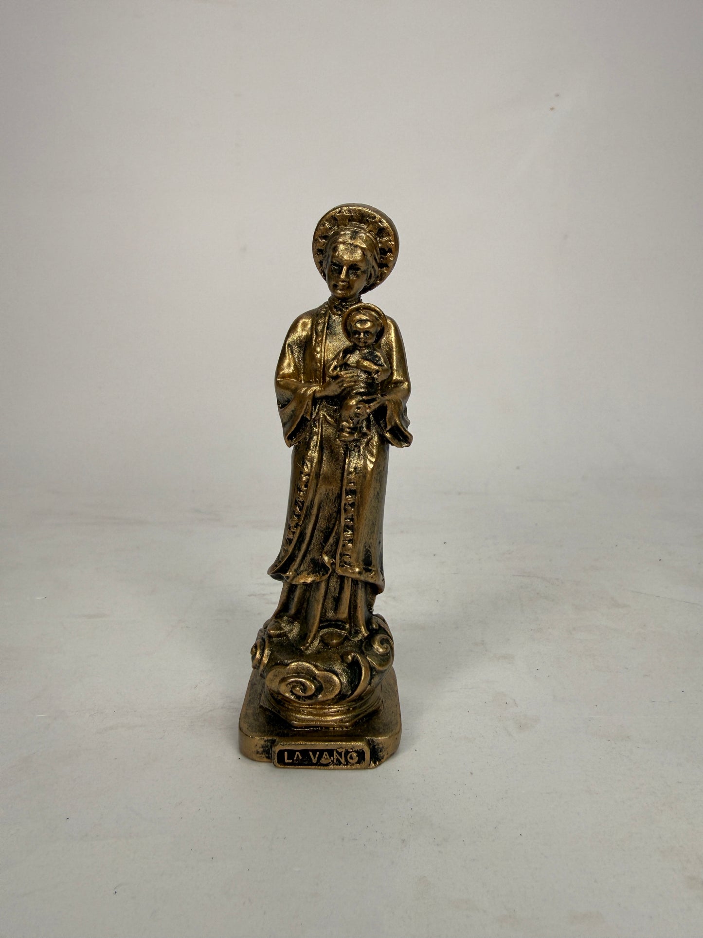 Our Lady of La Vang - 3.5" Bronze Finish Resin Statue (V1448)