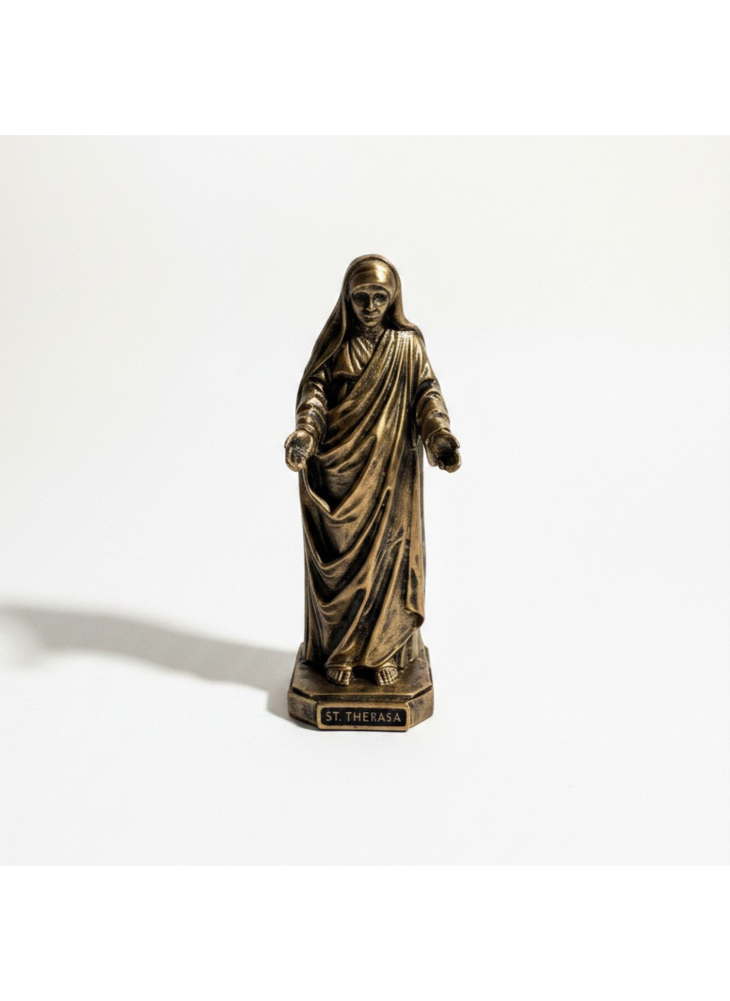 Mother Teresa - 3.5" Bronze Finish Resin Statue (V1443)